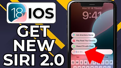 HOW TO GET NEW SIRI 2.0 ON IPHONE IOS 18