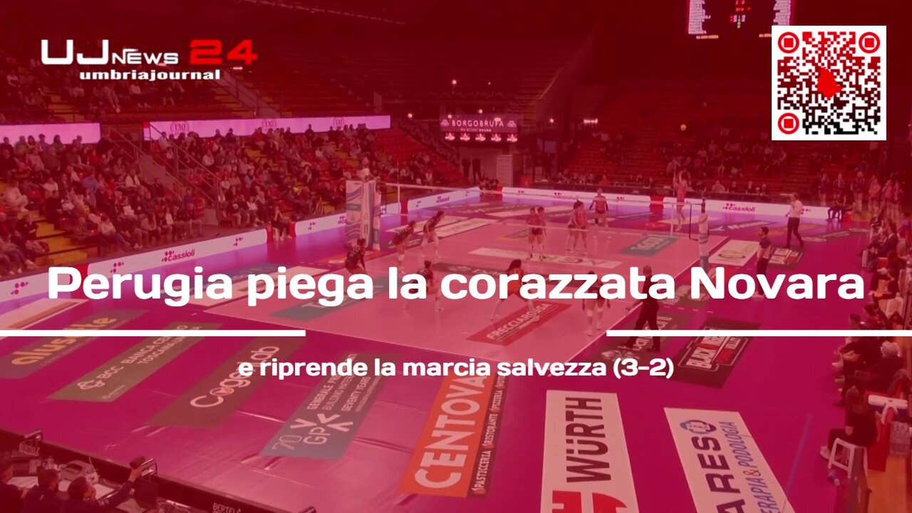 Perugia piega la corazzata Novara e riprende la marcia salvezza (3-2)