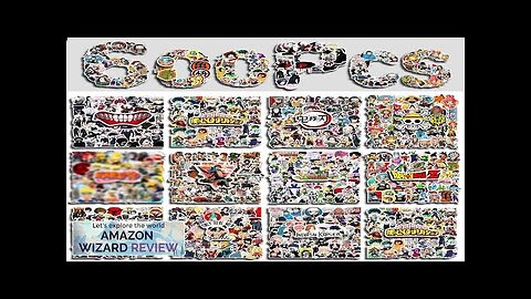 Arme Large Anime Stickers Mixed Pack600Pcs Mixed with Classic Anime Theme Sticker Review