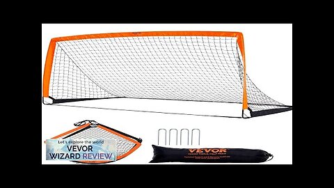 VEVOR Portable Soccer Goal 6.5x3.25 ft Kids Backyard Soccer Net Foldable Pop Review