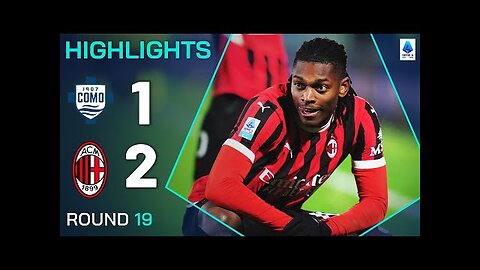 COMO-MILAN 1-2 | HIGHLIGHTS | Theo and Leao Turn the Game Around! | Serie A 2024/25