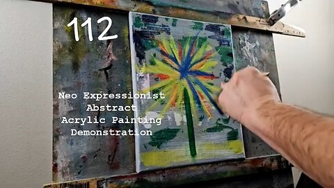 From Chaos to Beauty: The Making of "112" | Acrylic Art Process