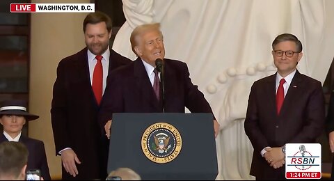 Pres. Donald Trump‘s Full Speech Outside the U.S. Capitol 1.20.2025