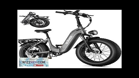 Electric Bike for Adults 20" X4 Fat Tire Ebikes with Peak 1000W Review