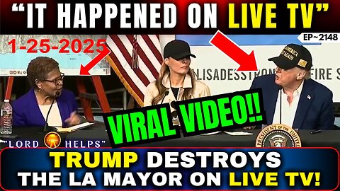 IT HAPPENED ON LIVE TV!! "TRUMP'S VIRAL VIDEO" - Prophetic Word Today! - 1/25/25