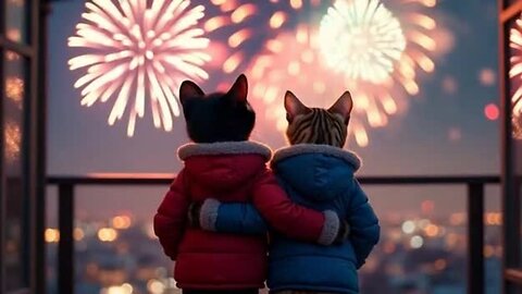 🐾🎉Cats on New Year's Eve 😻✨ - Funny Cats Doing Human Things