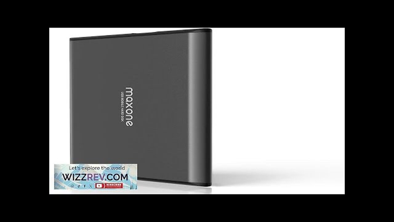 Maxone 1TB Ultra Slim Portable External Hard Drive HDD USB 3.0 Compatible Review