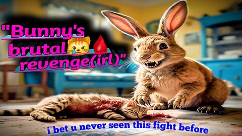 "BUNNY DOMINATES CAT!😿vs🐰 Slow Reflexes Cost Kitty the Fight!"