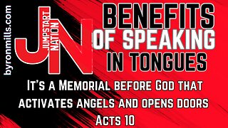 SPEAKING IN TONGUES: A Memorial Before God That Opens Doors - Acts 10