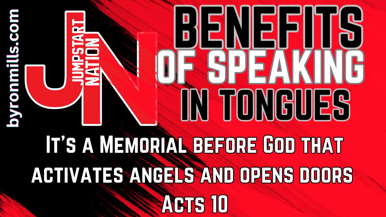 SPEAKING IN TONGUES: A Memorial Before God That Opens Doors - Acts 10