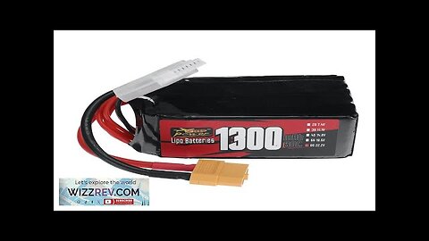 ZOP Power 6S 22.2V 1300mAh 60C 28.86Wh LiPo Battery XT60 Plug Review