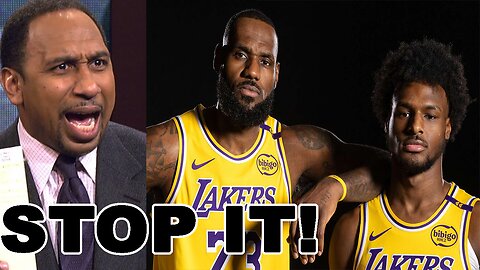 Stephen A EXPLODES on LeBron! Wants him to PUT A STOP to Bronny's NBA career after EMBARRASSING game