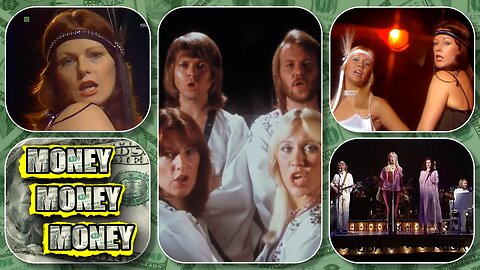 ABBA Money Money Money Live Video Montage Featuring Anni-Frid Lyngstad & Custom Lyrics Video