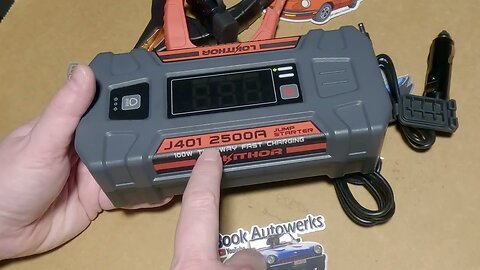 2500amps!! Lokithor J401 Jump Starter