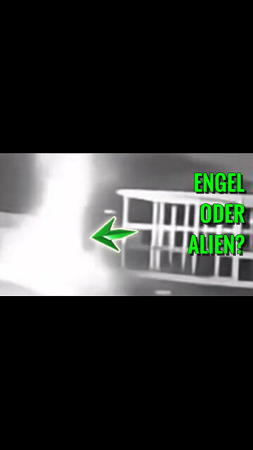 Überwachungskamera filmt übernatürliches Lichtphänomen - Engel oder Ufo?