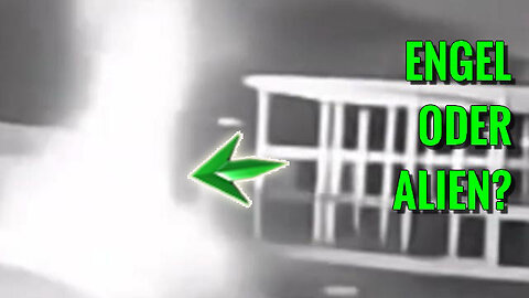 Überwachungskamera filmt übernatürliches Lichtphänomen - Engel oder Ufo?