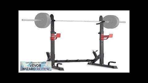 VEVOR Squat Stand Power Rack Multi-Functional Barbell Rack with Hook Weight Plate Review