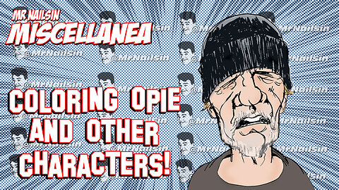 Coloring Opie And Other Characters!