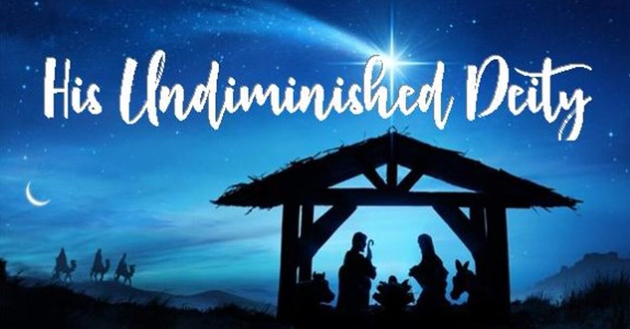 +32 HIS UNDIMINISHED DEITY, Matthew 1:20-23