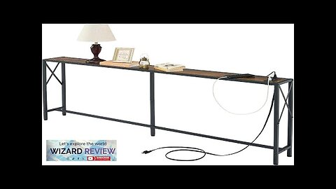 Console Table with 2 AC Oulets & 2 USB Ports Narrow Sofa Review