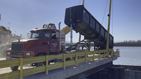 Loading A Barge