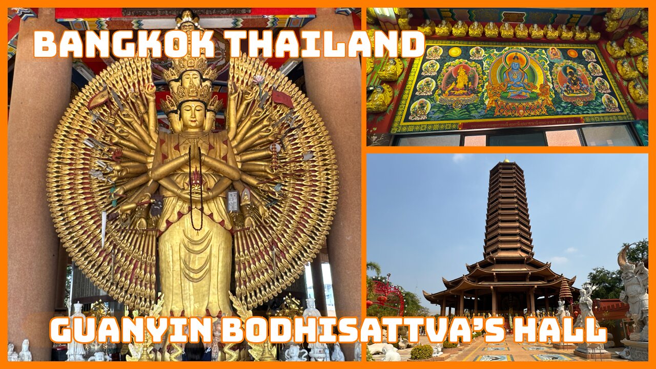 Guan Yin Bodhisattva Hall - Beautiful Guan Yin Shrine - Chok Chai 4 Bangkok Thailand 2025