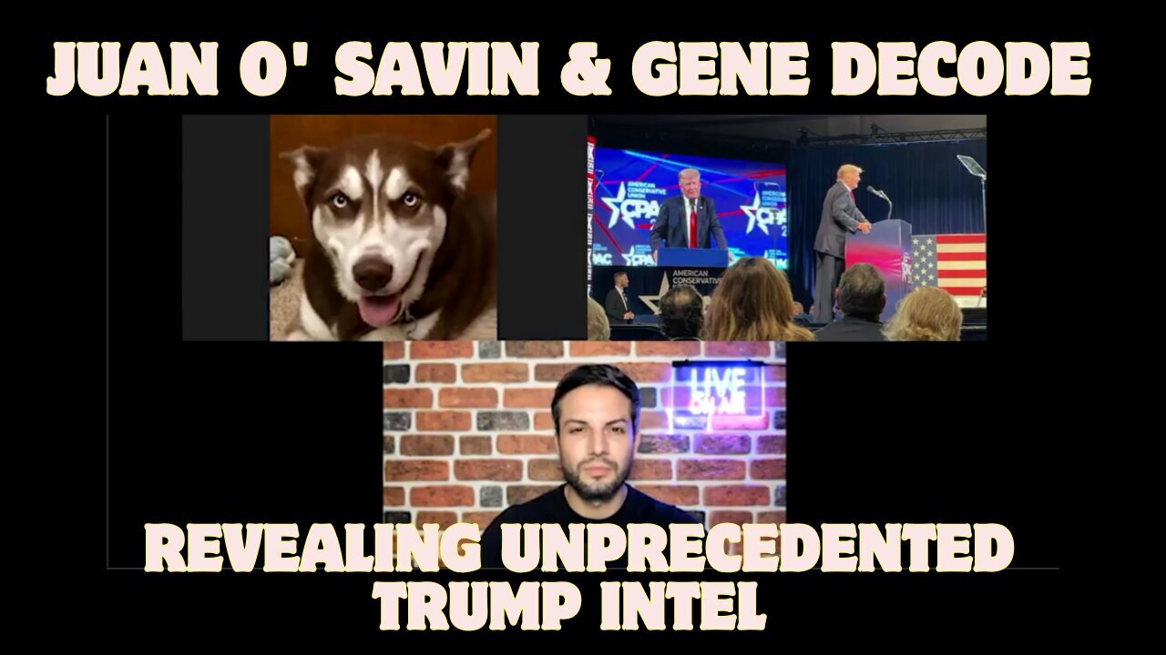 Juan O' Savin & Gene Decode: Revealing Unprecedented Trump Intel – This Could Change Everything!!!