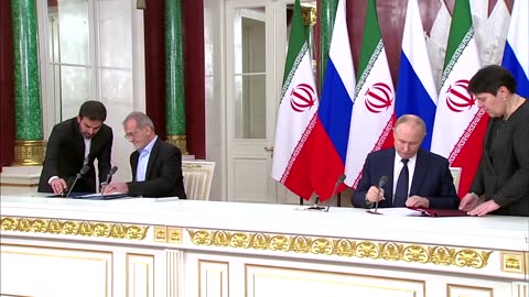 Putin, Pezeshkian sign Russia-Iran strategic partnership treaty