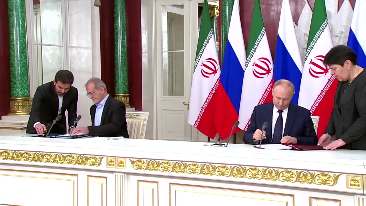 Putin, Pezeshkian sign Russia-Iran strategic partnership treaty