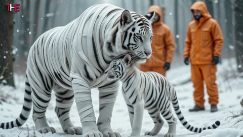 Watch This Baby White Tiger’s Amazing Journey to Save Its Mother!