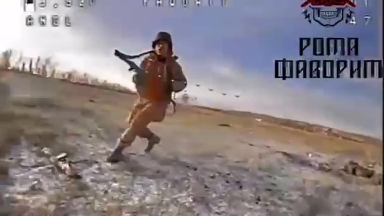 Russian Soldier Openly Challenges Ukrainian Drone