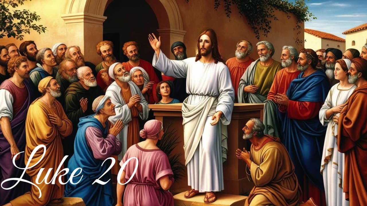 Daily Bible Reading: Luke 20 NASB, audio bible