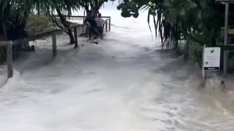 Surprising Storm Surge in Queensland, Australia Mar 2025