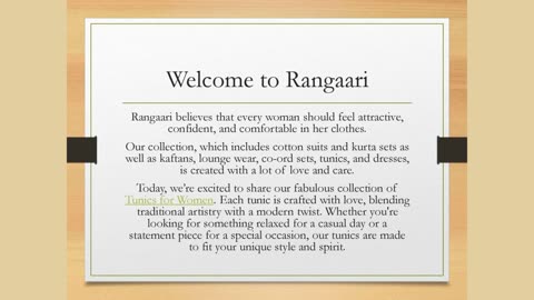 Your Everyday Style Story with Rangaari