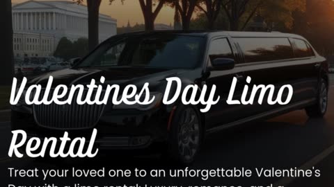 Valentine’s Day Limo Rental is the Perfect Ride for Your Perfect Date