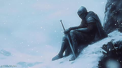 A Lone Warrior Beneath the Endless Sky
