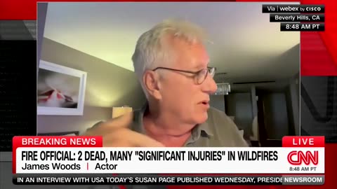 Woods Describes 94-Year-Old Neighbor Being Rescued From Fires