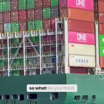 The MONSTER Ship That RULES Global Trade!