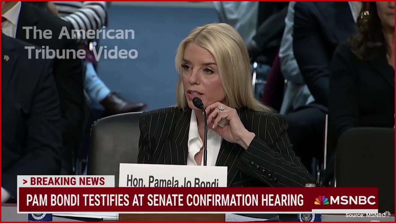 Pam Bondi Slams Woke Dem As “Only One Who Refused” Basic Courtesy in Stunningly Rude Snub