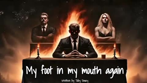 My foot in my mouth again