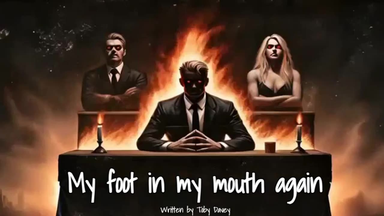 My foot in my mouth again