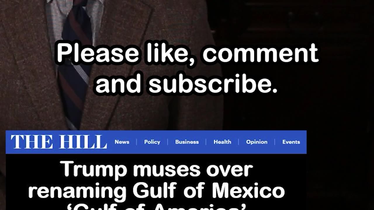 Trump Wants to Rename Gulf of Mexico to Gulf of America