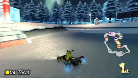 Mario Kart 8 Deluxe - Pikachu Drivers B Dasher MK. 2 in Golden Dash Cup | The Best Racing Game!!