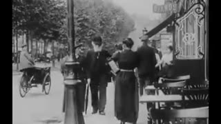 Edgar Degas - Captured on Film Strolling Along a Parisian Street (1915)