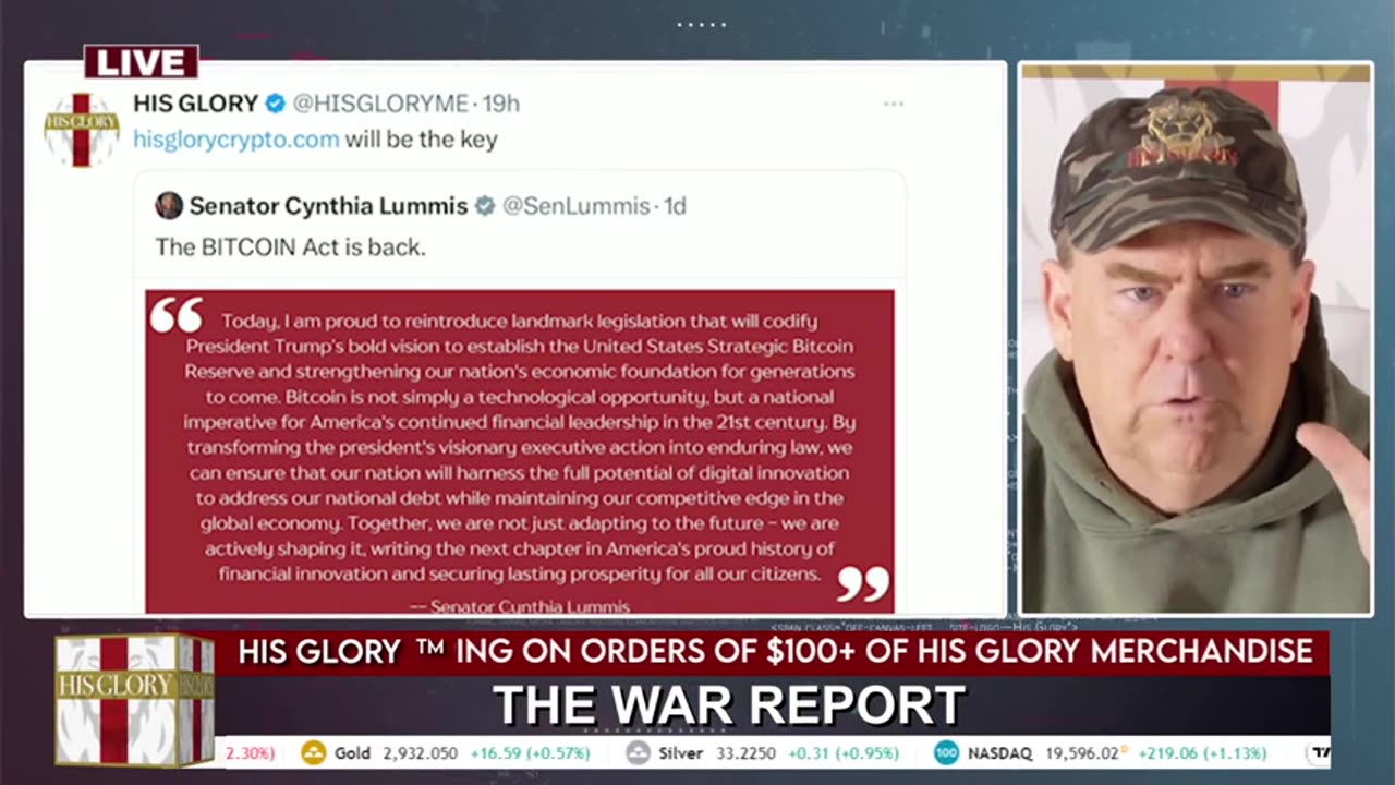 His Glory - The War Report 3-12-25