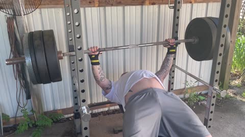 45 Year Old Hitting that 315