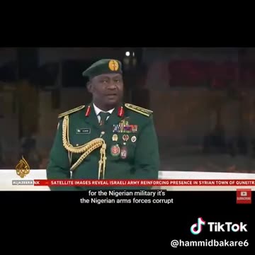 Nigerian Chief of defence being questioned on foreign Television over their atrocities.