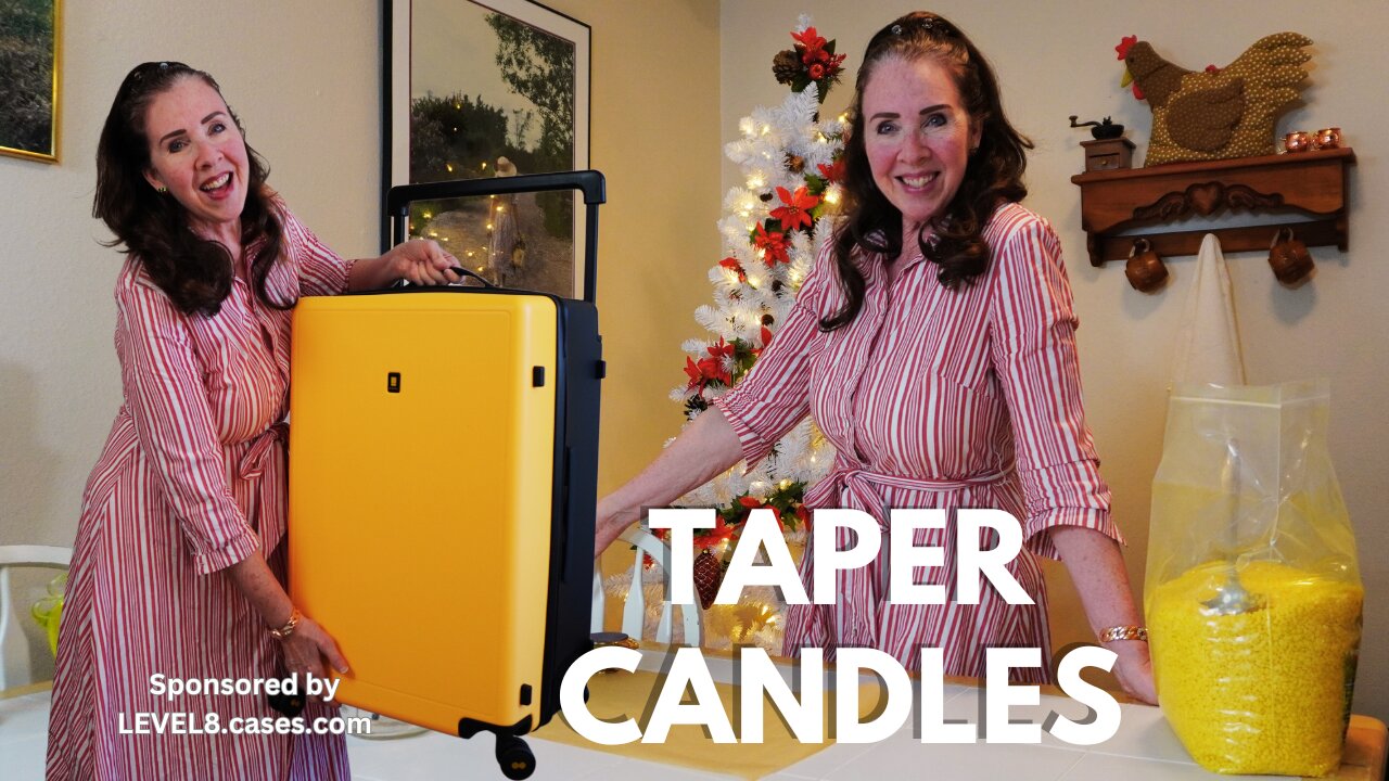 What NOT To Do! Slow Living DIY Beeswax Taper Candles Tutorial | LEVEL8