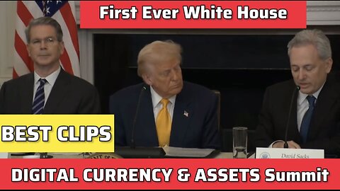BEST CLIPS - 1st Ever Crypto Digital Currency Summit at White House