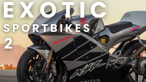 Exotic sportbikes on the market